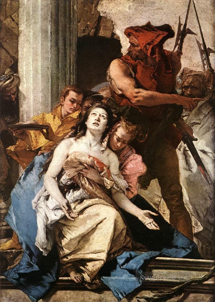 Das Martyrium von St Agatha Giovanni Battista Tiepolo Ölgemälde